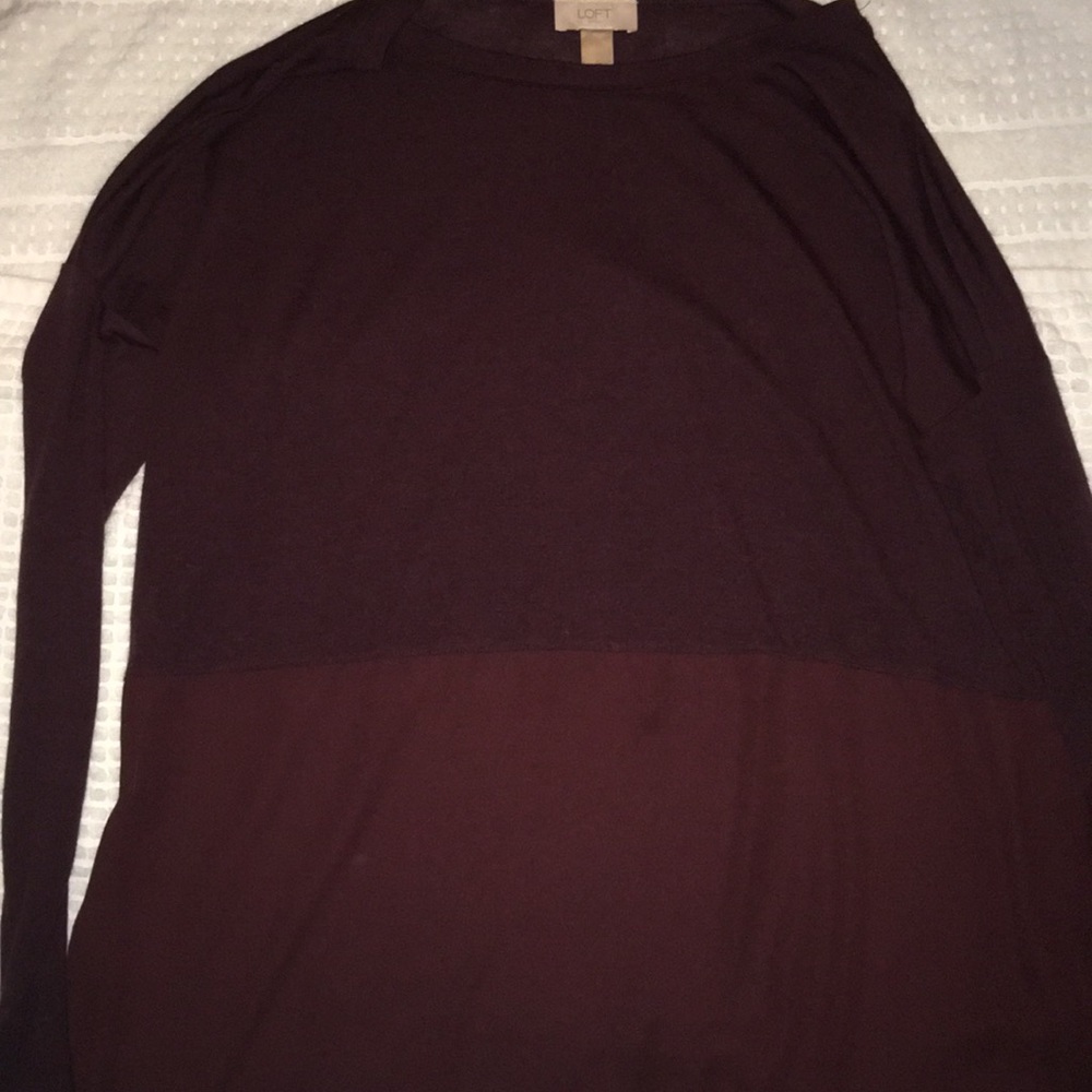 *BOGO ITEM * Ann Taylor Loft plum sweater